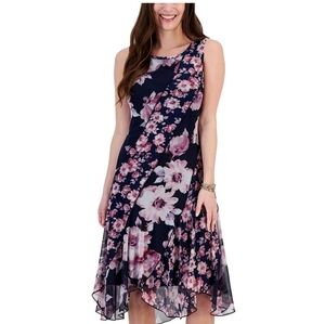 Connected Apparel Floral Dress,Size 6, NWOT